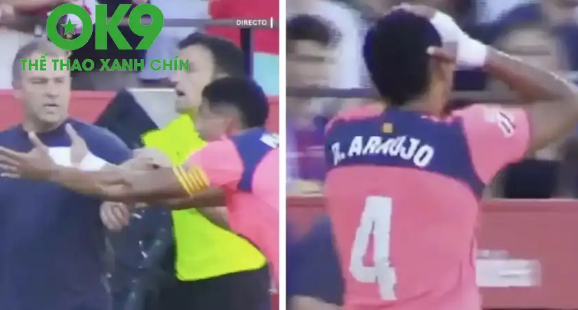 Araujo nổi giận với trọng tài sau khi bị thổi phạt đền Araujo nổi giận với trọng tài sau khi bị thổi phạt đền